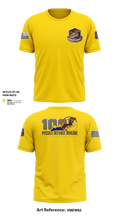 100th Missile Defense Brigade 43971287 Short Sleeve Performance Shirt - 101
