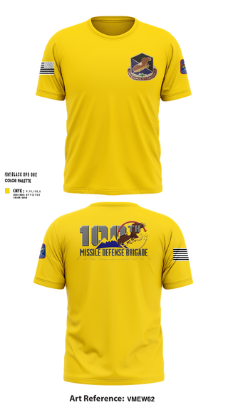 Short Sleeve Performance Shirt, 100th Missile Defense Brigade, , Teamtime, Team time, sublimation, custom sports apparel, team uniforms, spirit wear, spiritwear, sports uniforms, custom shirts, team store, custom team store, fundraiser sports, apparel fundraiser