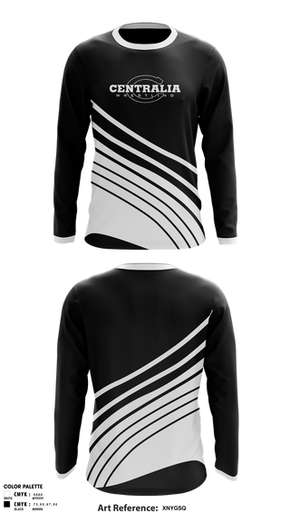 Long Sleeve Performance Shirt, Centralia High School Wrestling, Wrestling, Teamtime, Team time, sublimation, custom sports apparel, team uniforms, spirit wear, spiritwear, sports uniforms, custom shirts, team store, custom team store, fundraiser sports, apparel fundraiser