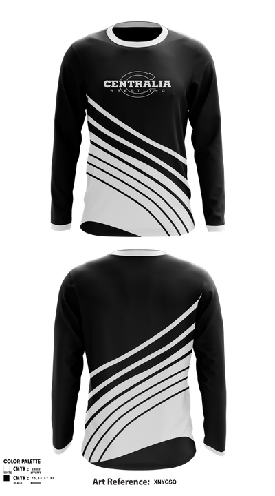 Centralia High School Wrestling 30669700 Long Sleeve Performance Shirt 4