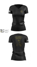 Pike County Sheriff’s Department 45157543 Women's Short Sleeve V-neck Shirt - 105