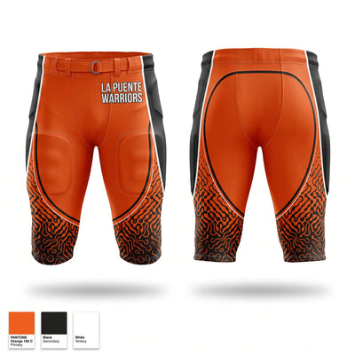 La Puente Warriors 51284323 Integrated Football Pants - 1