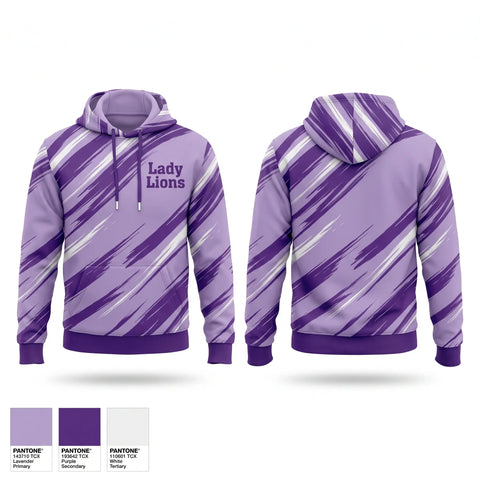 Hoodie, Lady Lions, Softball, Teamtime, Team time, sublimation, custom sports apparel, team uniforms, spirit wear, spiritwear, sports uniforms, custom shirts, team store, custom team store, fundraiser sports, apparel fundraiser