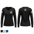 DeKalb County sheriffs office Women's Long Sleeve V-neck Shirt - 1
