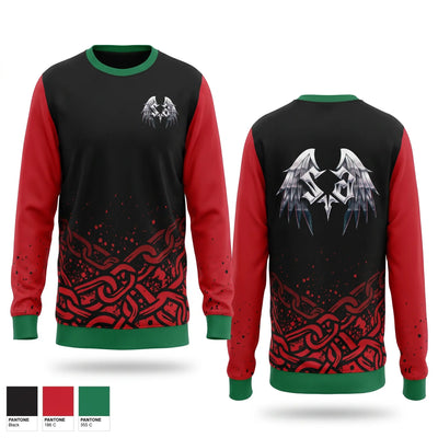 Severed Angel Crew Neck Sweatshirt - 1