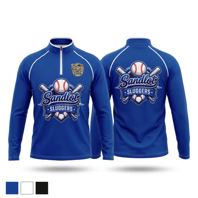 SANDLOT SLUGGERS Quarter Zip Jacket - 1