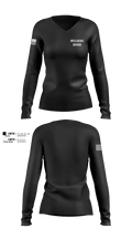 Intelligence Division 41454864 Women's Long Sleeve V-neck Shirt - 100