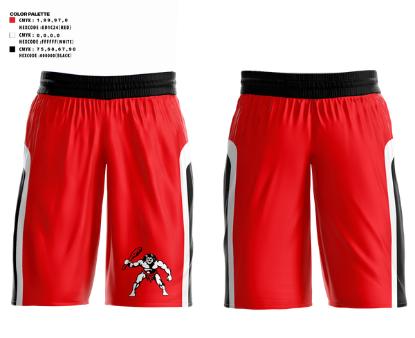 Womens Basketball Shorts, Cave City, Women's Basketball, Teamtime, Team time, sublimation, custom sports apparel, team uniforms, spirit wear, spiritwear, sports uniforms, custom shirts, team store, custom team store, fundraiser sports, apparel fundraiser