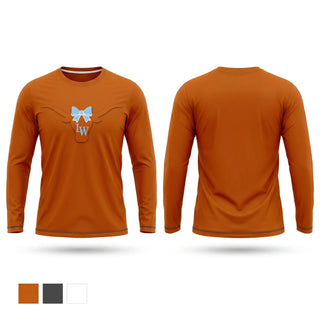 Long Sleeve Performance Shirt, Central Pa Longhorns, Softball, Teamtime, Team time, sublimation, custom sports apparel, team uniforms, spirit wear, spiritwear, sports uniforms, custom shirts, team store, custom team store, fundraiser sports, apparel fundraiser