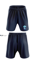 Wings of Blue Athletic Shorts With Pockets - 3