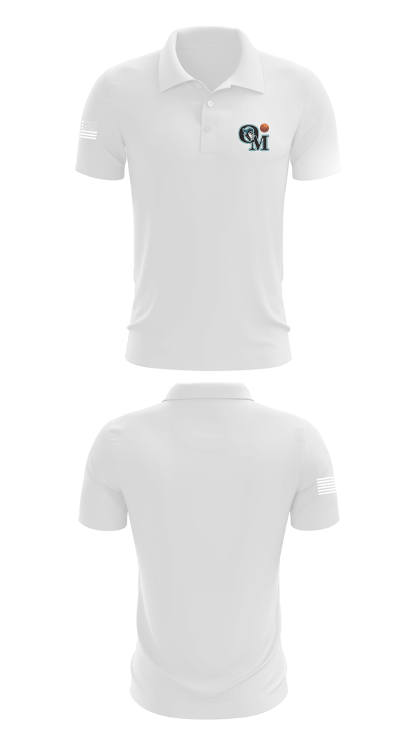 Short Sleeve Performance Polo, Organ Mountain Knights Basketball, Men's Basketball, Teamtime, Team time, sublimation, custom sports apparel, team uniforms, spirit wear, spiritwear, sports uniforms, custom shirts, team store, custom team store, fundraiser sports, apparel fundraiser