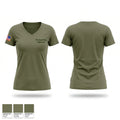 7th Munitions Squadron 20944635 Women's Short Sleeve V-neck Shirt - 1