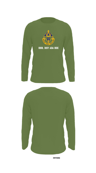 Long Sleeve Performance Shirt, HHB, 31st ADA BDE, , Teamtime, Team time, sublimation, custom sports apparel, team uniforms, spirit wear, spiritwear, sports uniforms, custom shirts, team store, custom team store, fundraiser sports, apparel fundraiser