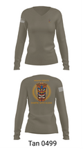 Hsm37 35373987 Women's Long Sleeve V-neck Shirt - 73