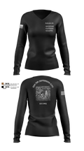 Jefferson City 36022409 Women's Long Sleeve V-neck Shirt - 100