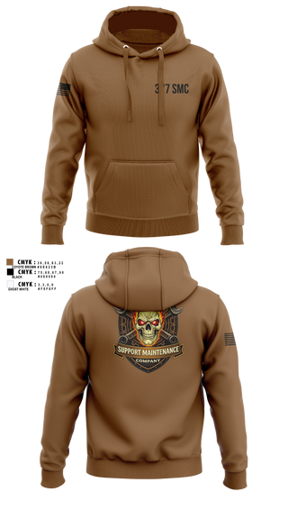 Hoodie, 377 Support Maintenance Company, Army, Teamtime, Team time, sublimation, custom sports apparel, team uniforms, spirit wear, spiritwear, sports uniforms, custom shirts, team store, custom team store, fundraiser sports, apparel fundraiser