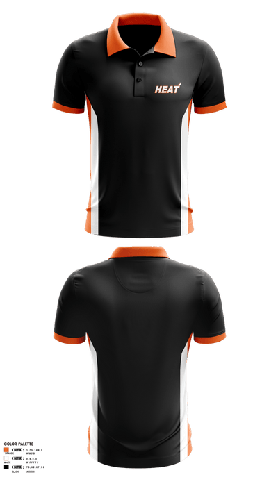 Hudson Heat 67579306 Short Sleeve Performance Polo - 1