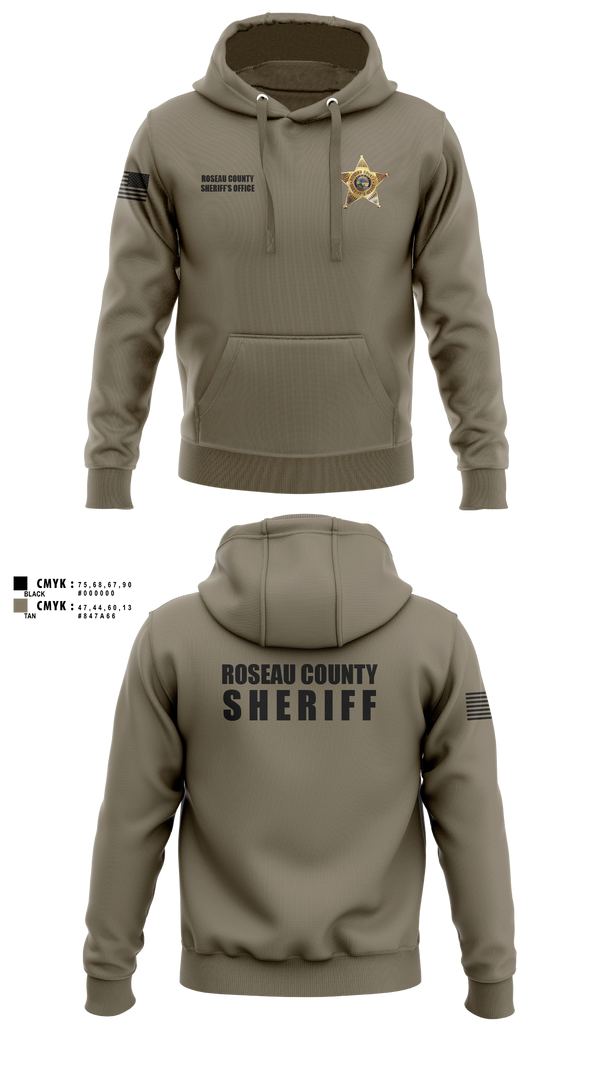Hoodie, Roseau County Sheriff’s Office, Police, Teamtime, Team time, sublimation, custom sports apparel, team uniforms, spirit wear, spiritwear, sports uniforms, custom shirts, team store, custom team store, fundraiser sports, apparel fundraiser