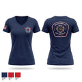 Mokelumne hill fire department Women's Short Sleeve V-neck Shirt - 1
