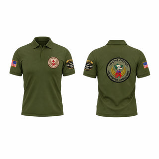 Short Sleeve Performance Polo, 54th Medical Company, Army, Teamtime, Team time, sublimation, custom sports apparel, team uniforms, spirit wear, spiritwear, sports uniforms, custom shirts, team store, custom team store, fundraiser sports, apparel fundraiser