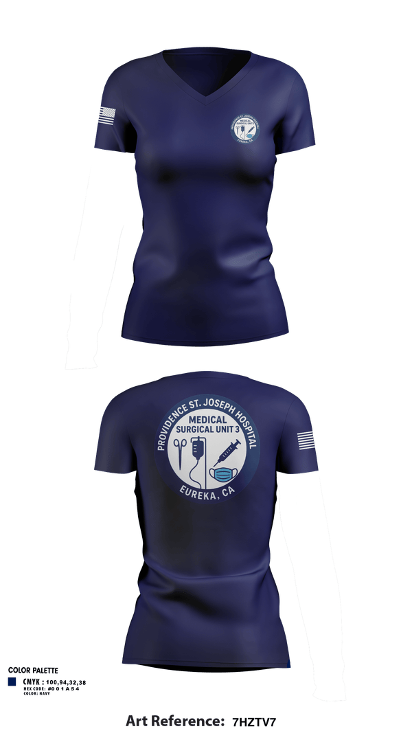 Womens Short Sleeve Vneck Shirt, SJH MS3, EMS/EMT, Teamtime, Team time, sublimation, custom sports apparel, team uniforms, spirit wear, spiritwear, sports uniforms, custom shirts, team store, custom team store, fundraiser sports, apparel fundraiser
