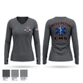 Wellington EMS Women's Long Sleeve V-neck Shirt - 1