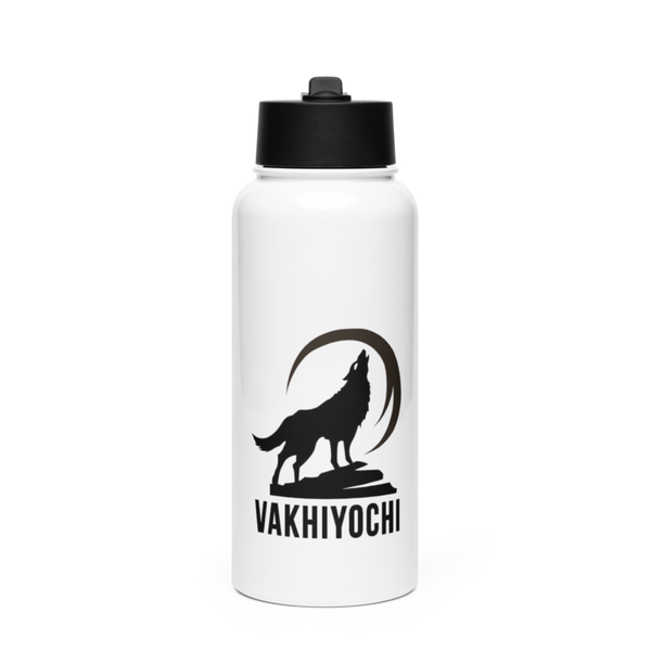Wachyo Team 68613462 Stainless Steel Water Bottle with a Straw Lid