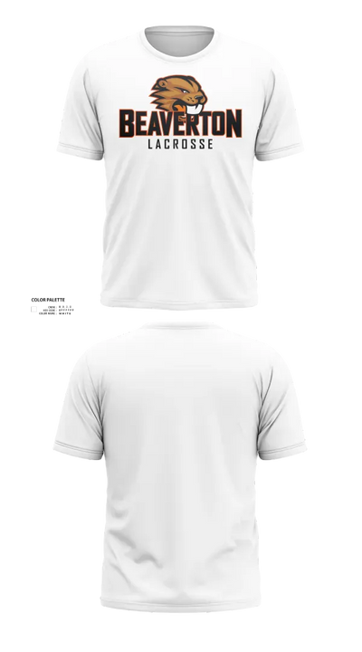 Beaverton Boys Lacrosse 8252895 Soft Poly Tee Cotton Like Feel - 21