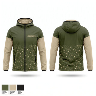 Windbreaker, Gamblers, Ice Hockey, Teamtime, Team time, sublimation, custom sports apparel, team uniforms, spirit wear, spiritwear, sports uniforms, custom shirts, team store, custom team store, fundraiser sports, apparel fundraiser