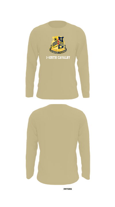 1-105th cavalry 36351622 Long Sleeve Performance Shirt 92