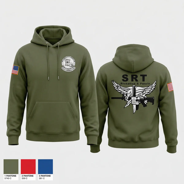 Hoodie, Louisiana Probation & Parole SRT, Police, Teamtime, Team time, sublimation, custom sports apparel, team uniforms, spirit wear, spiritwear, sports uniforms, custom shirts, team store, custom team store, fundraiser sports, apparel fundraiser