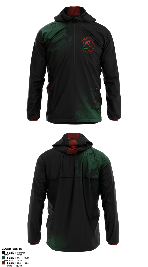 Windbreaker, Pg Combat club, Wrestling, Teamtime, Team time, sublimation, custom sports apparel, team uniforms, spirit wear, spiritwear, sports uniforms, custom shirts, team store, custom team store, fundraiser sports, apparel fundraiser