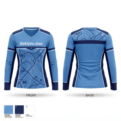 Siskiyou Jaxx Women's Long Sleeve V-neck Shirt - 1