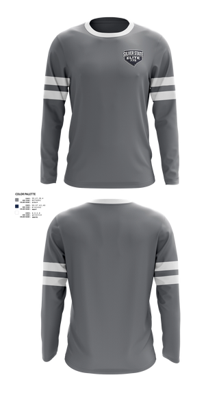 Long Sleeve Performance Shirt, Silver State Elite, Baseball, Teamtime, Team time, sublimation, custom sports apparel, team uniforms, spirit wear, spiritwear, sports uniforms, custom shirts, team store, custom team store, fundraiser sports, apparel fundraiser