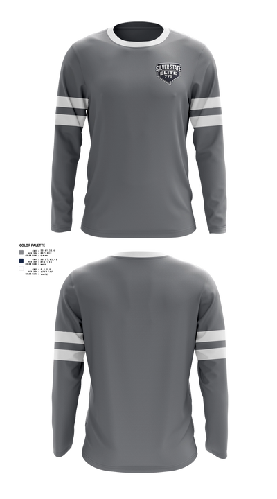 Silver State Elite Long Sleeve Performance Shirt - 21
