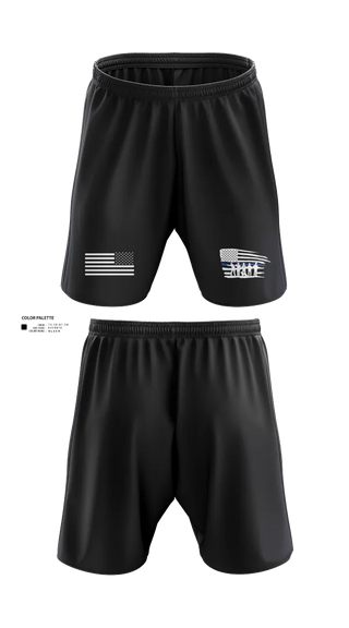 Athletic Shorts With Pockets, McBee Police Department, , Teamtime, Team time, sublimation, custom sports apparel, team uniforms, spirit wear, spiritwear, sports uniforms, custom shirts, team store, custom team store, fundraiser sports, apparel fundraiser