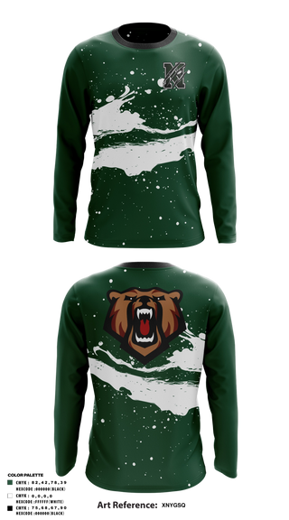 Long Sleeve Performance Shirt, Norwalk Bears, , Teamtime, Team time, sublimation, custom sports apparel, team uniforms, spirit wear, spiritwear, sports uniforms, custom shirts, team store, custom team store, fundraiser sports, apparel fundraiser