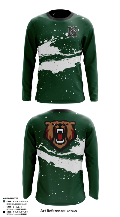 Norwalk Bears Long Sleeve Performance Shirt - 11