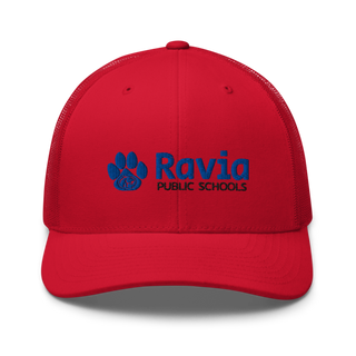 Ravia Middle School Basketball Retro Trucker Hat | Yupoong 6606