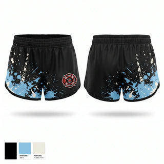 Womens Shorts, Firefighter Department, Women's Soccer, Teamtime, Team time, sublimation, custom sports apparel, team uniforms, spirit wear, spiritwear, sports uniforms, custom shirts, team store, custom team store, fundraiser sports, apparel fundraiser