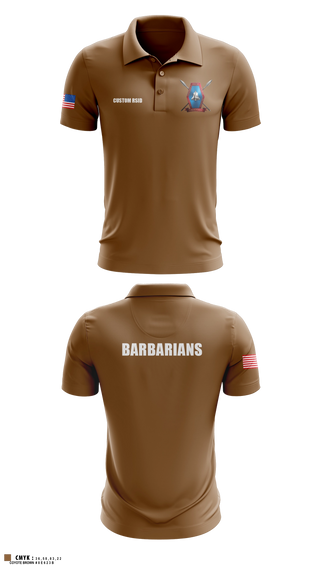 Short Sleeve Performance Polo, Libertyville Army Recruiting Company, Army, Teamtime, Team time, sublimation, custom sports apparel, team uniforms, spirit wear, spiritwear, sports uniforms, custom shirts, team store, custom team store, fundraiser sports, apparel fundraiser