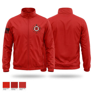 Windbreaker, Kaukauna Professional Firefighters Local 1594, Fire Department, Teamtime, Team time, sublimation, custom sports apparel, team uniforms, spirit wear, spiritwear, sports uniforms, custom shirts, team store, custom team store, fundraiser sports, apparel fundraiser