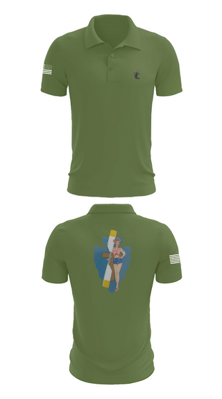 Short Sleeve Performance Polo, B Co 1/114th Maintenance, Army, Teamtime, Team time, sublimation, custom sports apparel, team uniforms, spirit wear, spiritwear, sports uniforms, custom shirts, team store, custom team store, fundraiser sports, apparel fundraiser