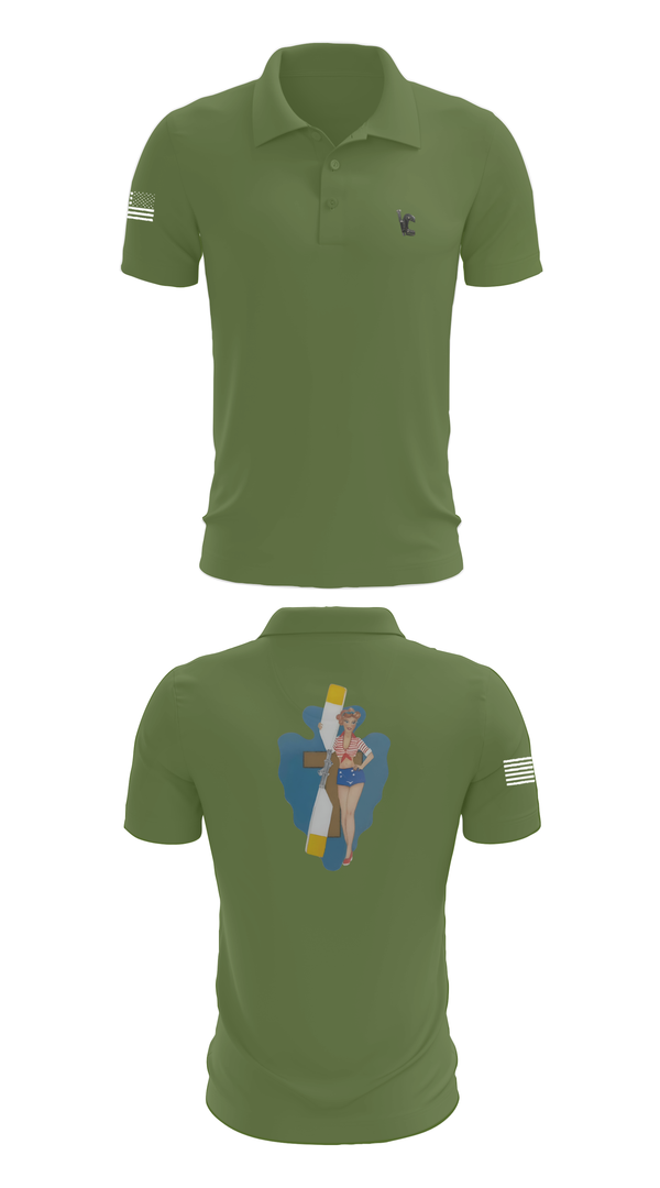 Short Sleeve Performance Polo, B Co 1/114th Maintenance, Army, Teamtime, Team time, sublimation, custom sports apparel, team uniforms, spirit wear, spiritwear, sports uniforms, custom shirts, team store, custom team store, fundraiser sports, apparel fundraiser