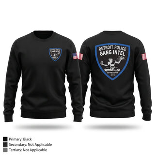 Crew Neck Sweatshirt, Gang Intel, Police, Teamtime, Team time, sublimation, custom sports apparel, team uniforms, spirit wear, spiritwear, sports uniforms, custom shirts, team store, custom team store, fundraiser sports, apparel fundraiser