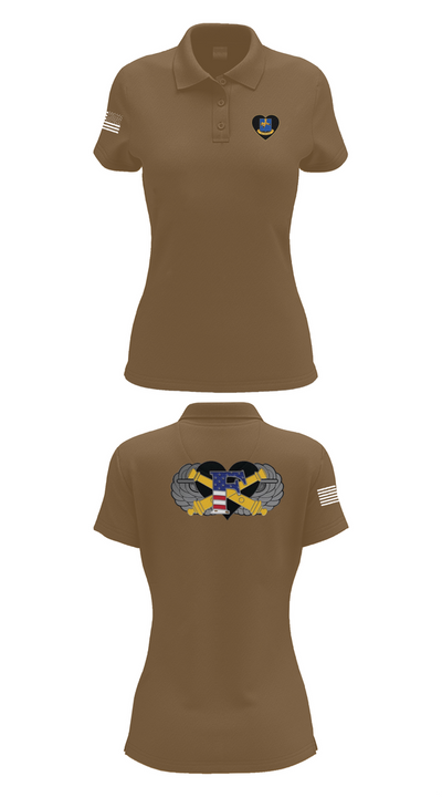 Freedom BTRY, 1-320th FAR 56639766 Women's Short Sleeve Performance Polo  - 15