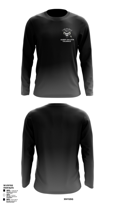 Albert Gallatin Colonials Long Sleeve Performance Shirt 5
