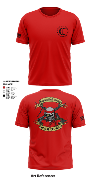 1st Battalion 2nd Marines Charlie Company 11974210 Short Sleeve Performance Shirt - 2