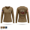 2228TH MP CO 3rd PLT Women's Long Sleeve V-neck Shirt - 1