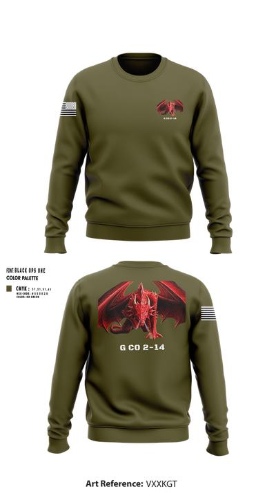 G co 2-14 74845469 Crew Neck Sweatshirt - 251